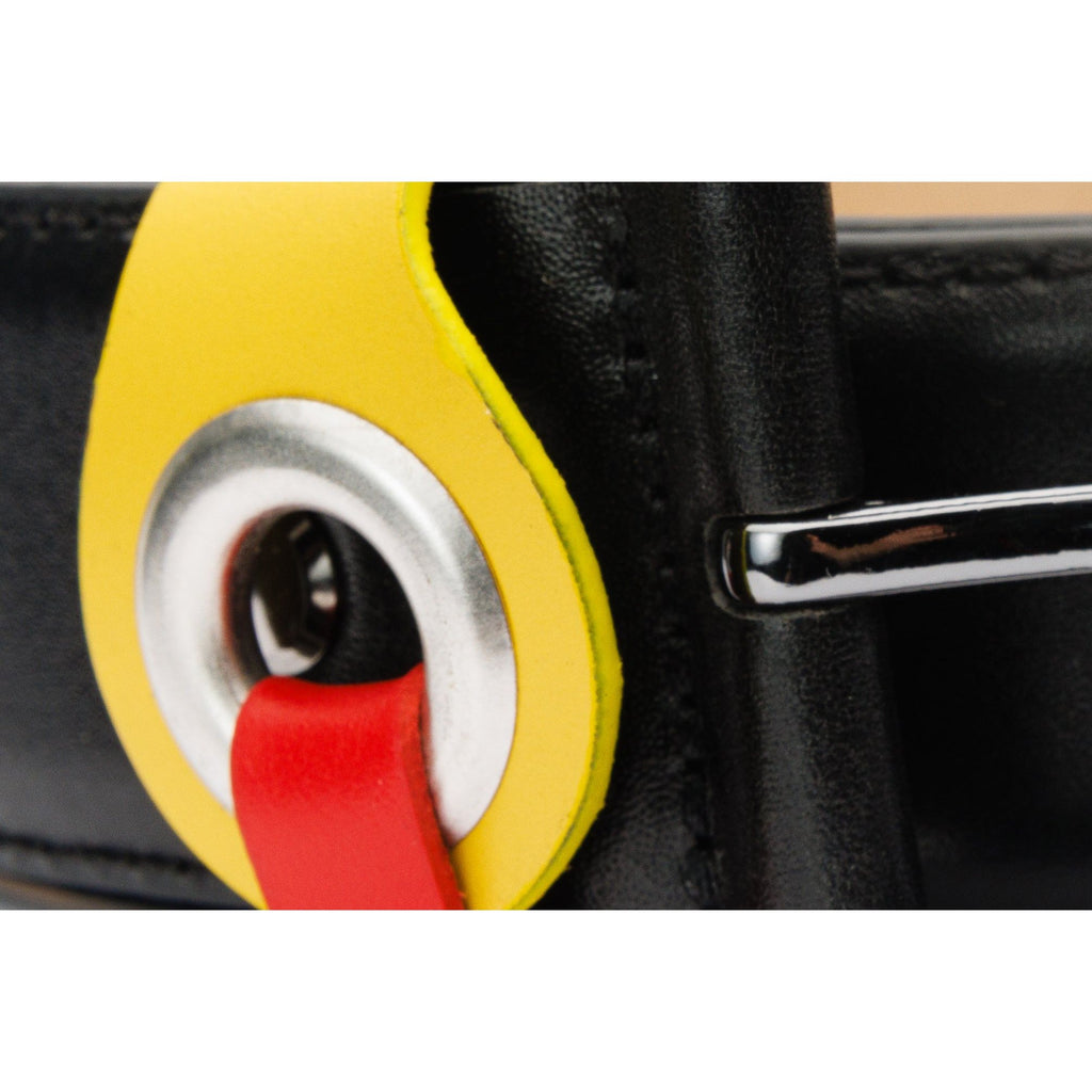 The Jackie Black Leather Belt