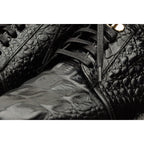 The Bomba Black Crocodile Leather Men Sneaker