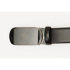 The Marzano Black Color Calfskin  Belt