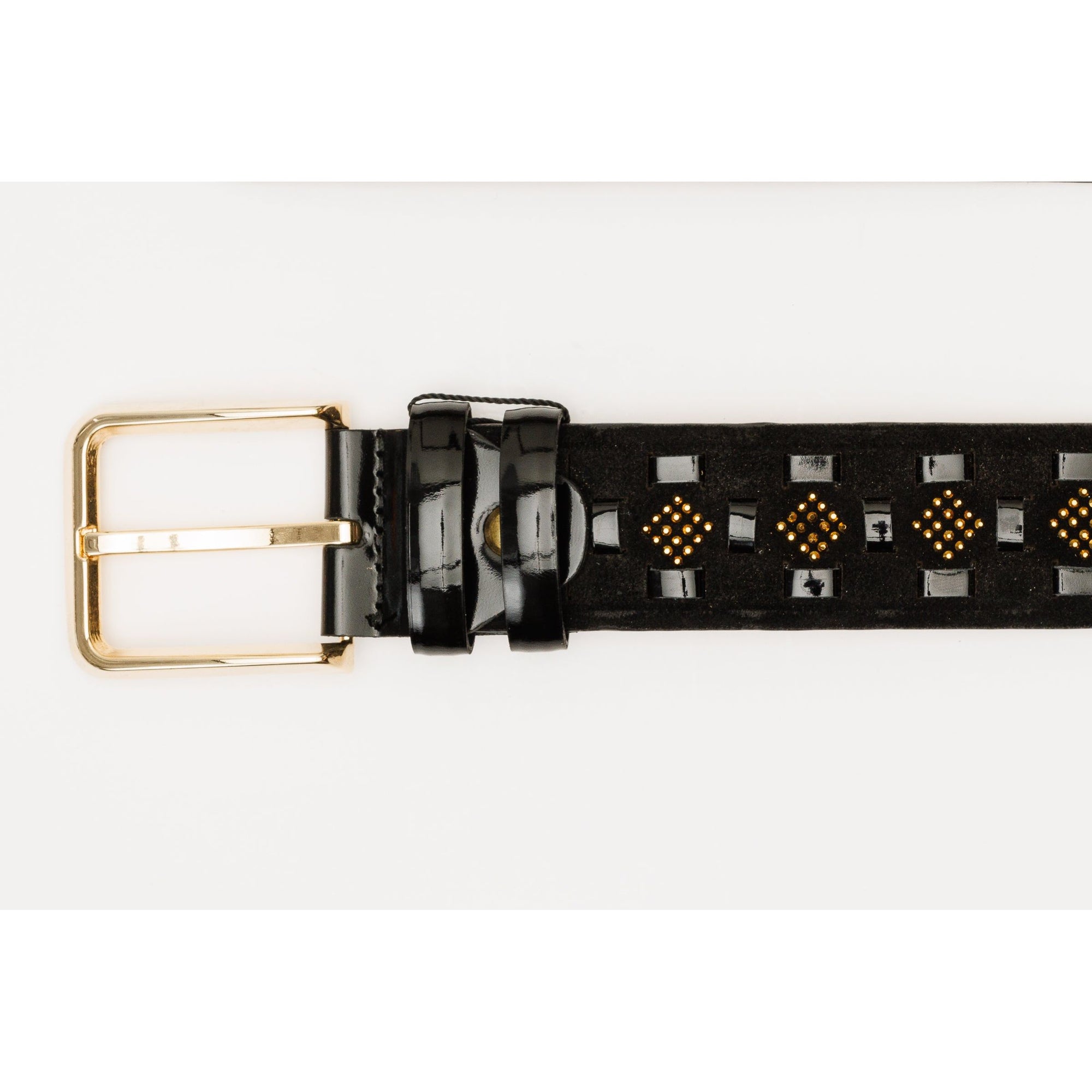 The Vicino Black Leather Belt