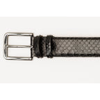 The Boss Black Snake Leather Belt