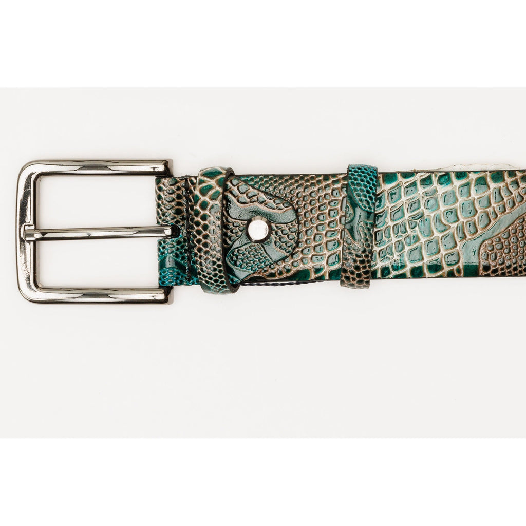 The Milano Green Leather Belt Limited Edition