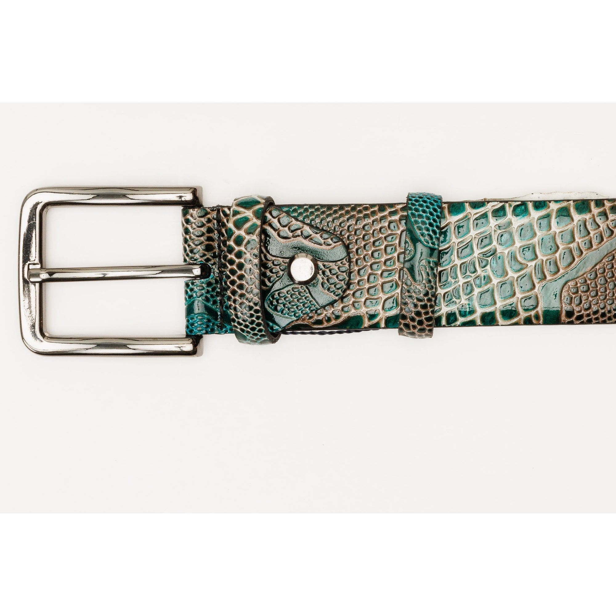 The Milano Green Leather Belt Limited Edition