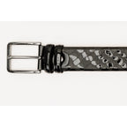 The Arnold Black Leather Belt