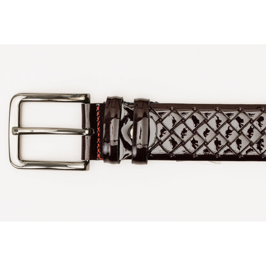 The Rico Burgundy Color Calfskin Belt
