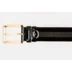 The Pontalto Black Leather Belt