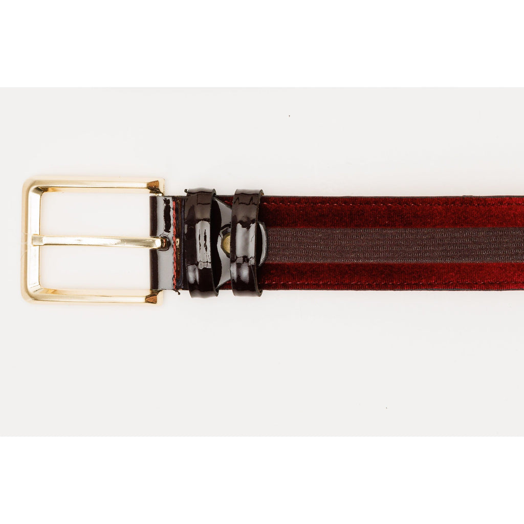 The Pontalto Burgundy Leather Belt