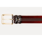 The Pontalto Burgundy Leather Belt