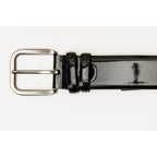 The Royal Hand Craft Black Patent Leather Belt