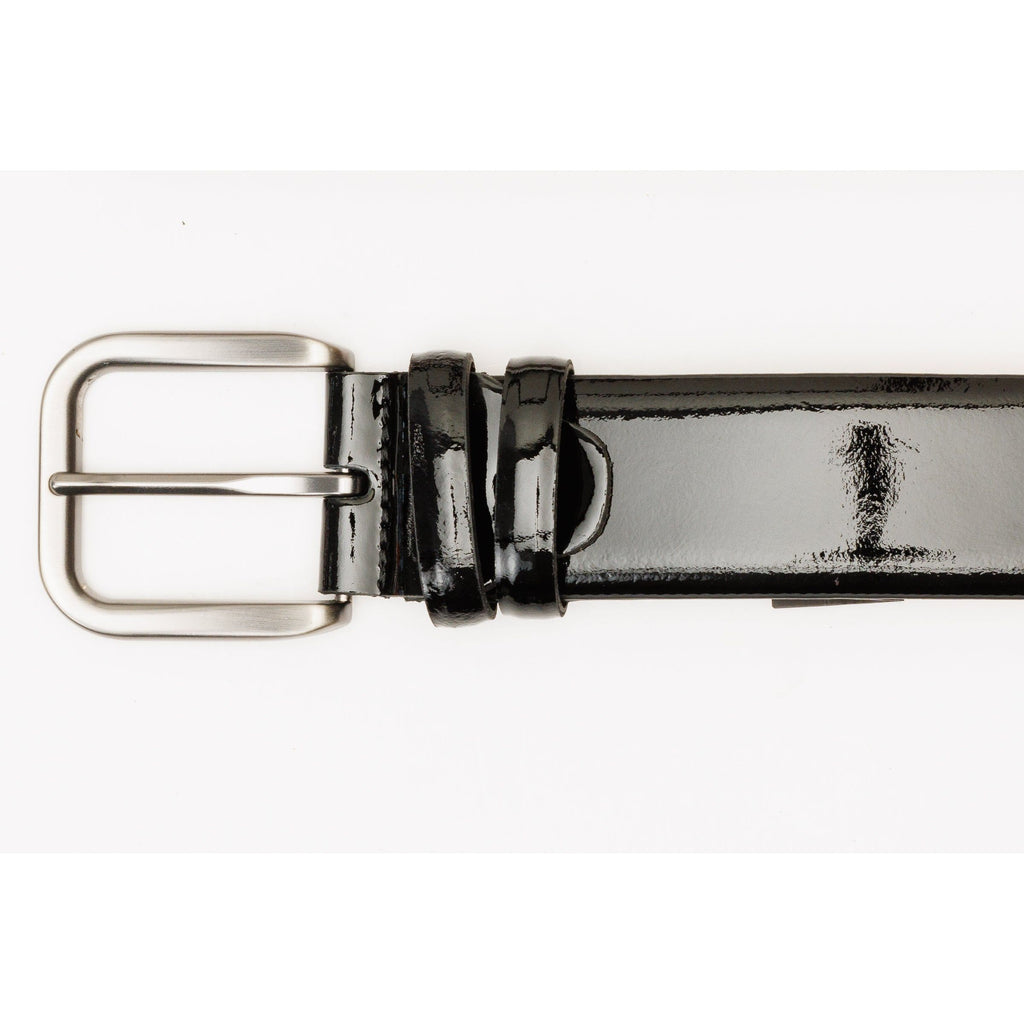 The Dodoma Black Patent Leather Belt