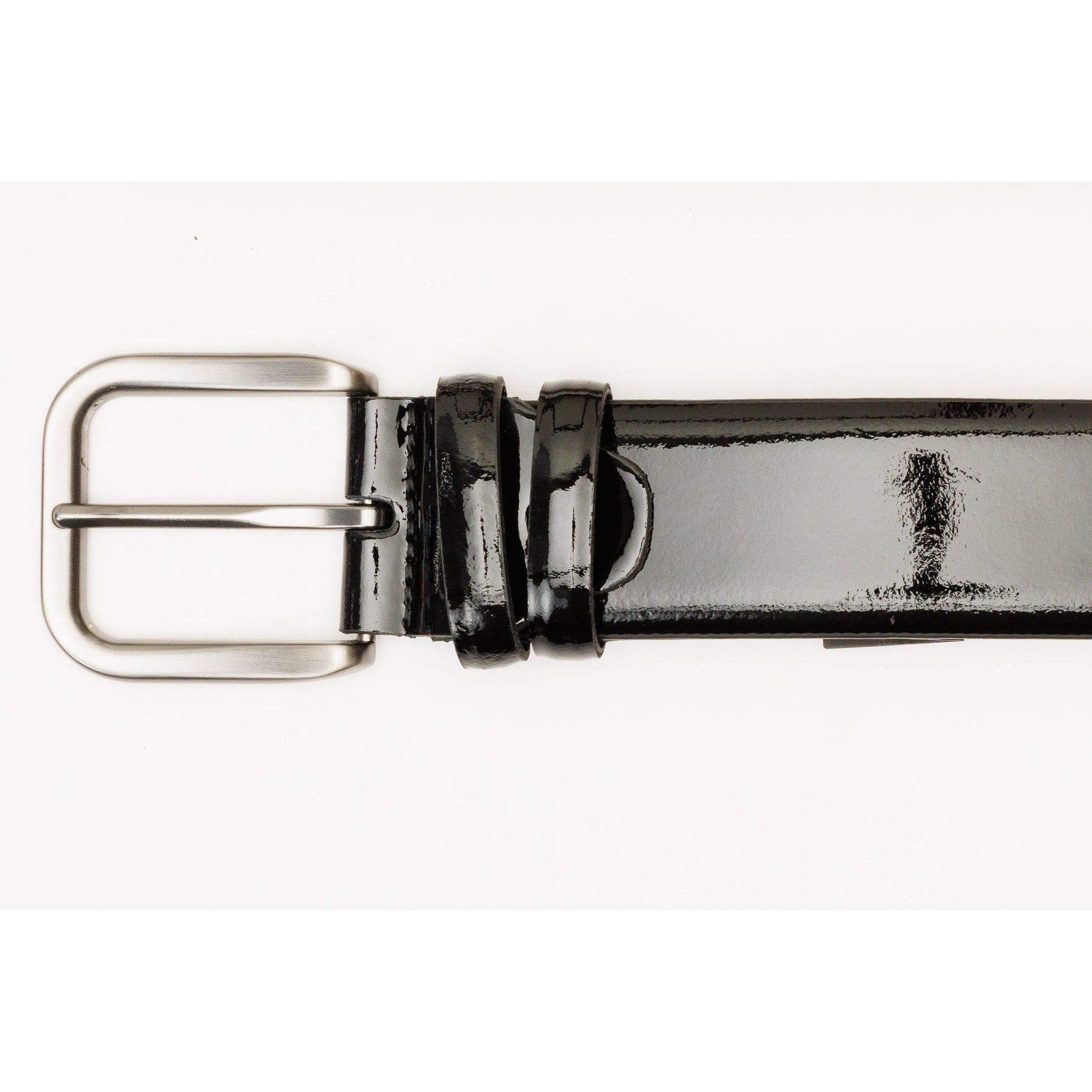 The Dodoma Black Patent Leather Belt