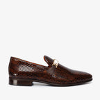 Vinci The King Tan Bit Dress Loafer Men Leather Shoes