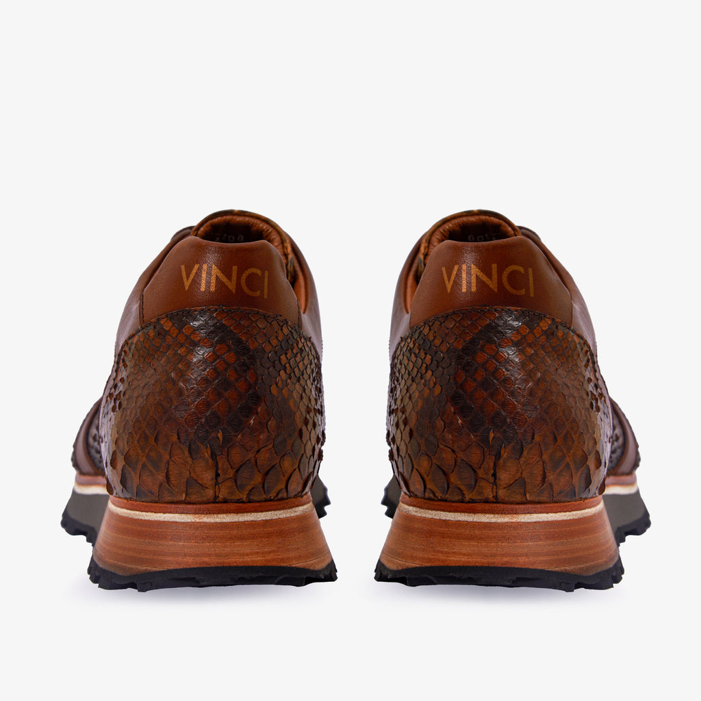 The Boss Snake Skin Tan Men Sneaker