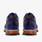 The Boss Pyth Snk Skin Navy Blue Men Sneaker