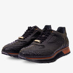 The Boss Snake Skin Black Men Sneaker