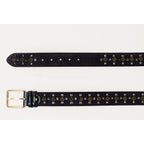 The Vicino Navy Leather Belt