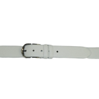 Men's Belt By PICCODER Turkey Genuine Leather Textured 3900 White