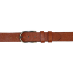 Men's Belt By PICCODER Turkey Genuine Leather Textured 3913 Tan