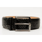The King Black Leather Belt