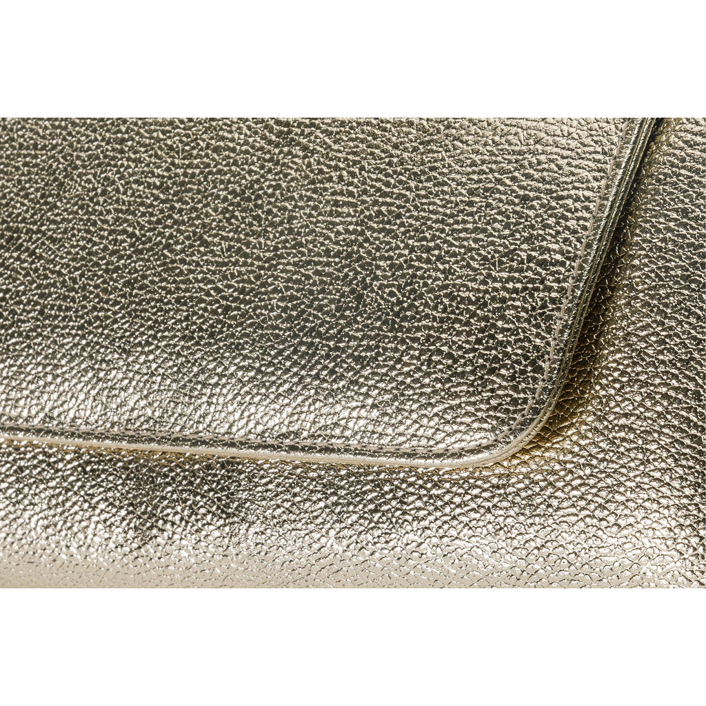 The Ege Gold Leather Clutch
