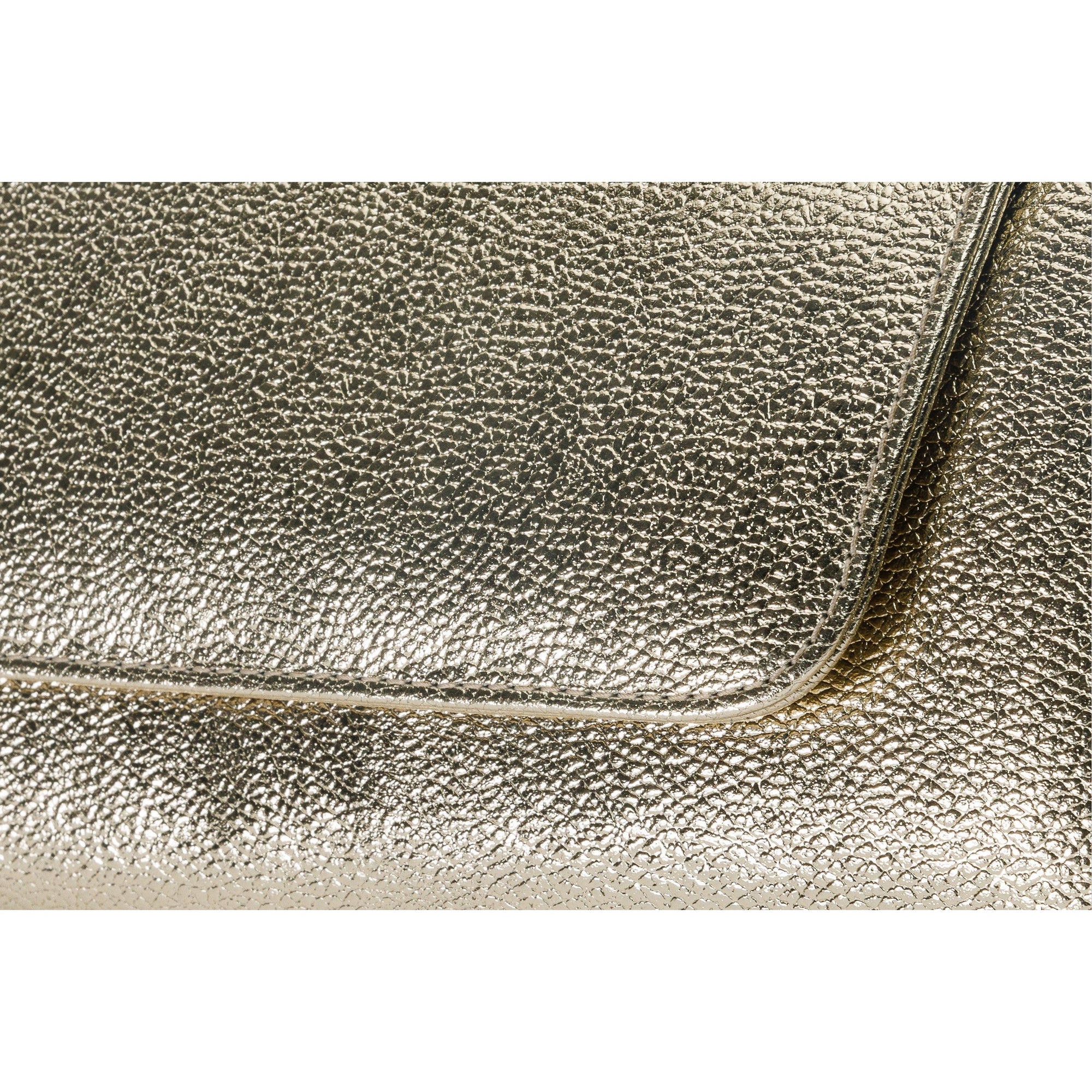 The Ege Gold Leather Clutch