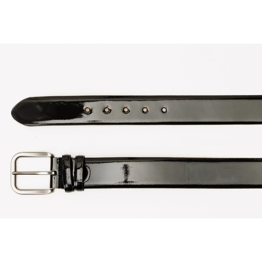 The Dodoma Black Patent Leather Belt