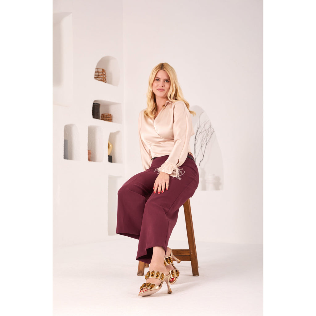 The Eclipse Gold Leather Women Sandal