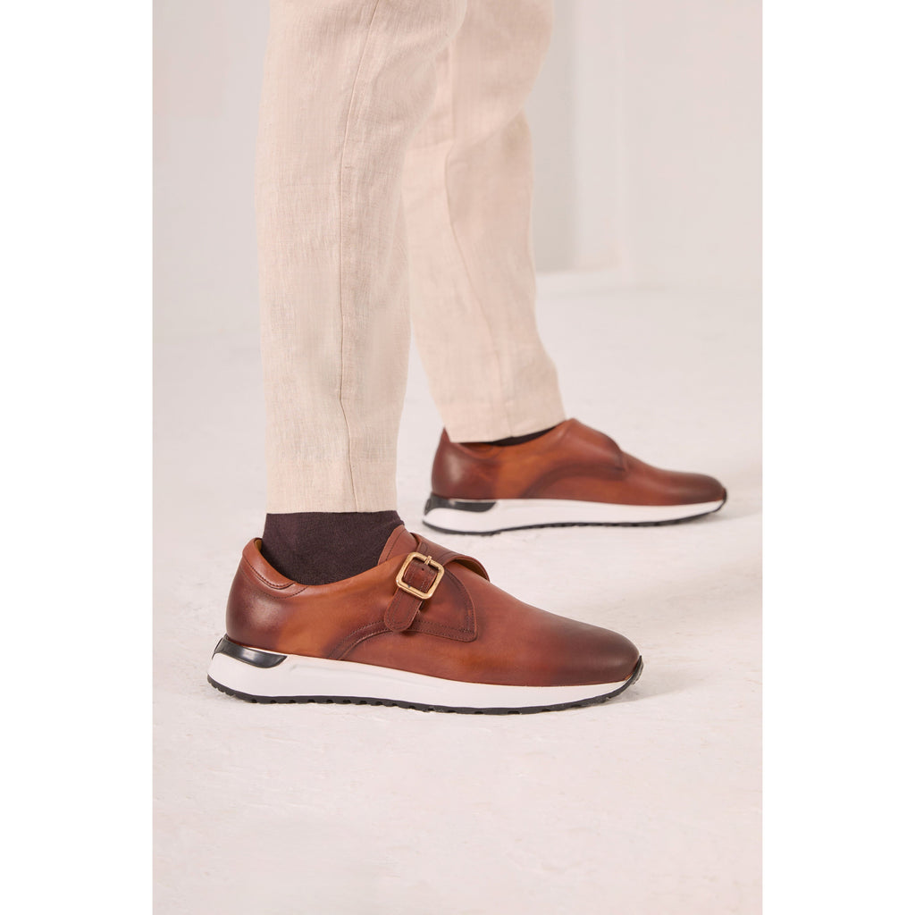 The Torino Tan Leather Men Sneaker
