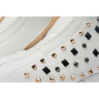 The Infanta High-Top White Spike Leather Men Sneaker Limited Edition