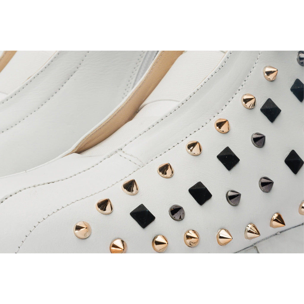 The Infanta High-Top White Spike Leather Women Sneaker Limited Edition