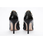 Vinci The Tikapur Black Leather Pump Women Shoes Final Sale!