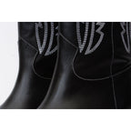 The Togg Black Leather Cowboy Women Boot Final Sale!