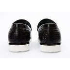 The Sperry Black Leather Tassel Loafer Men Shoe