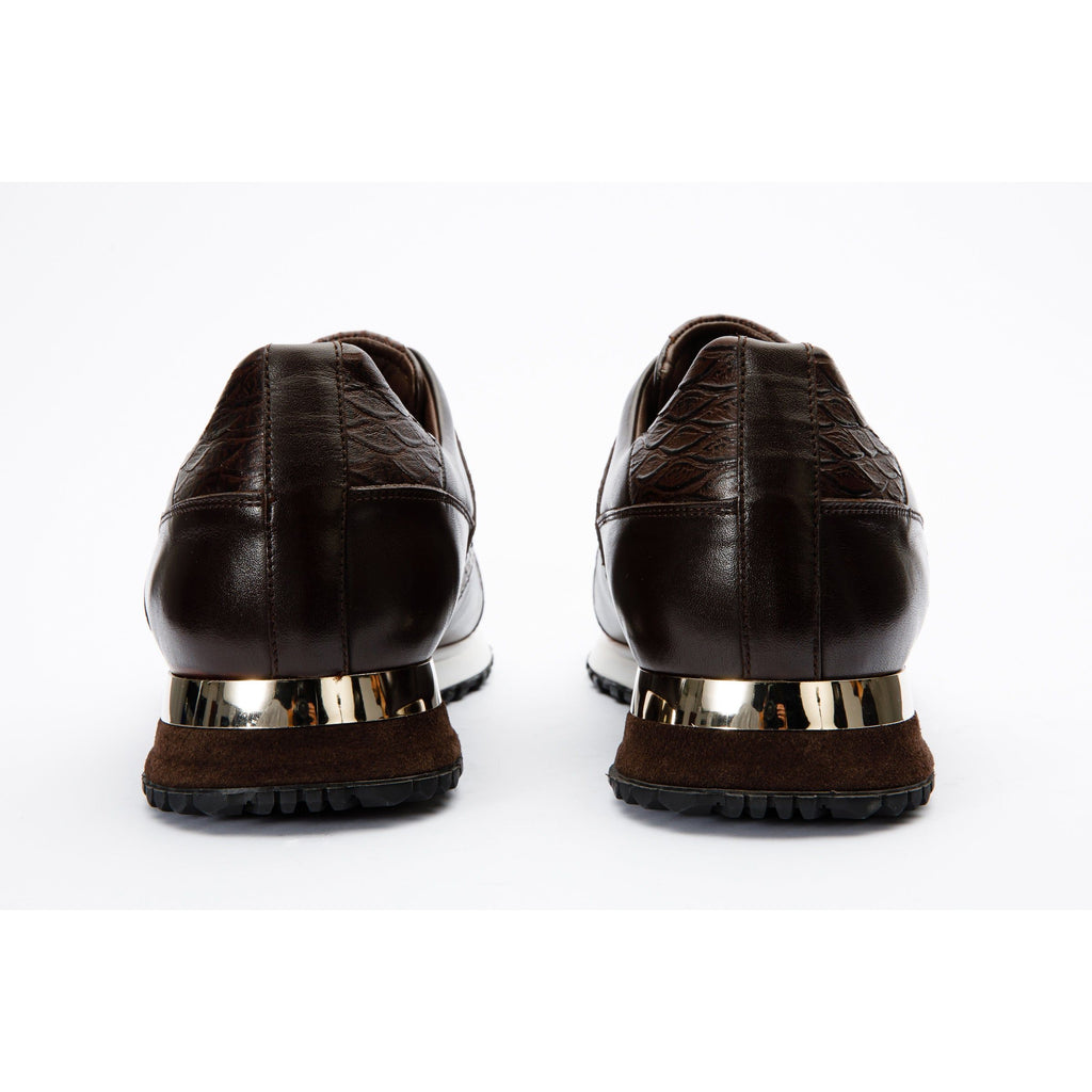 The Mugla Brown Snk Leather Men Sneaker Final Sale!