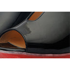 The Caratal Black Patent Leather Women Sandal