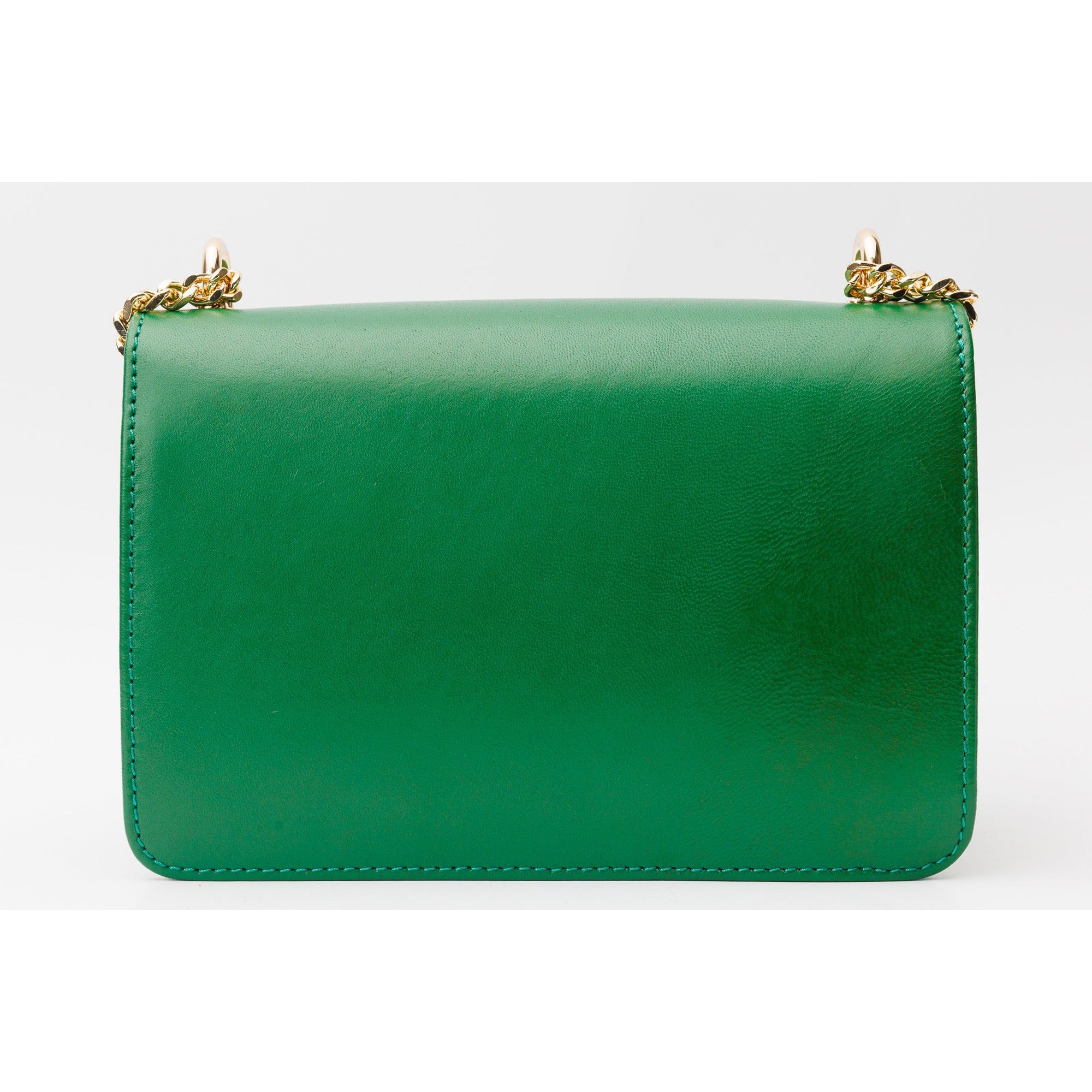 The Maneadero Green Leather Handbag