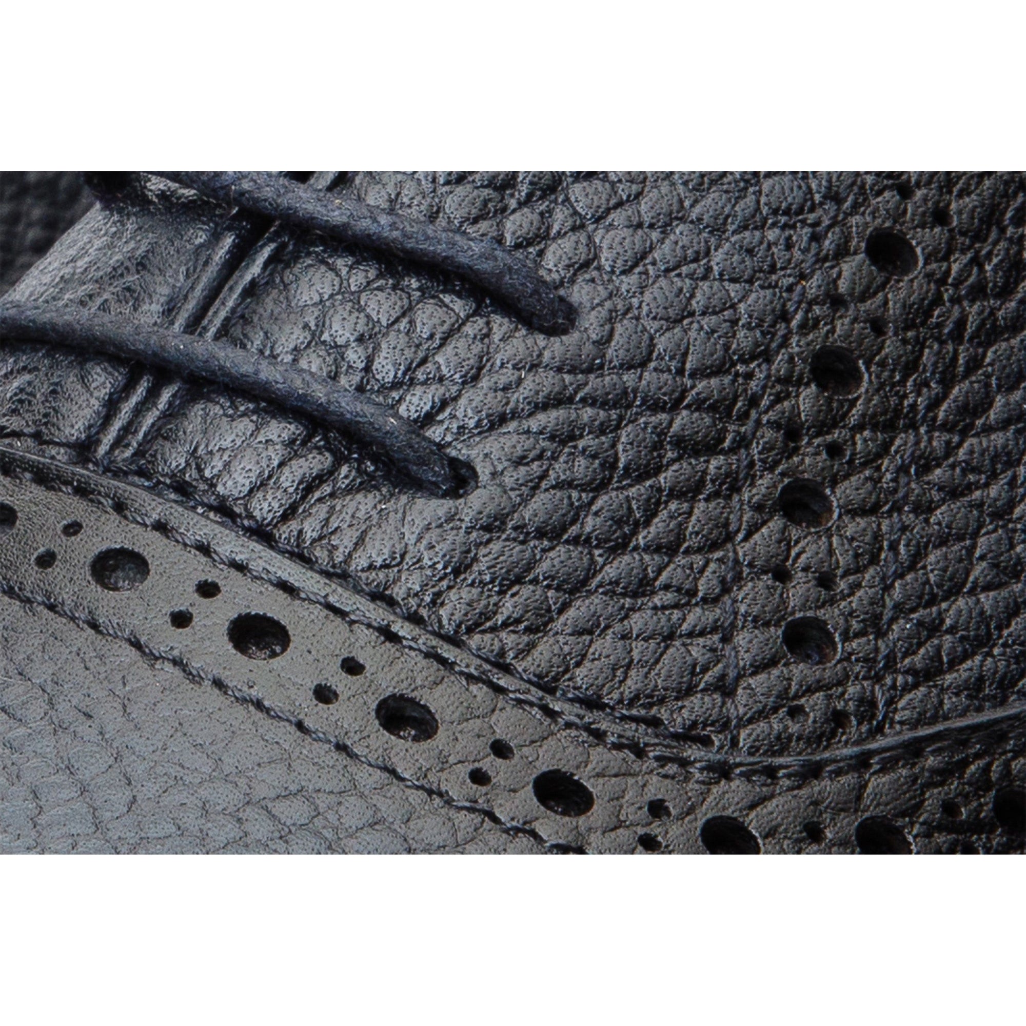 The Draco Handmade Navy Blue Semi Brogue Oxford Men Shoe