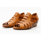 The Atina Tan Leather Sandal Final Sale!