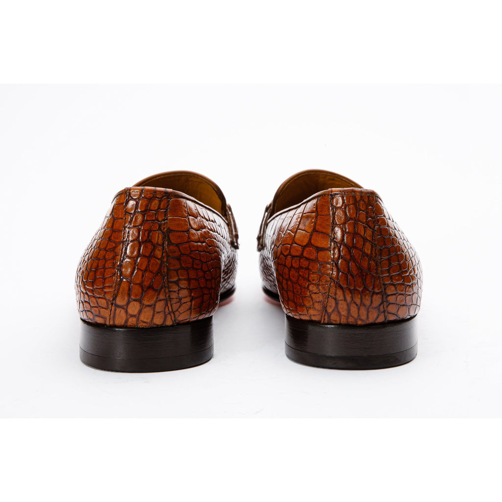 The Monaco Tan Leather Men Shoe Bit Loafer
