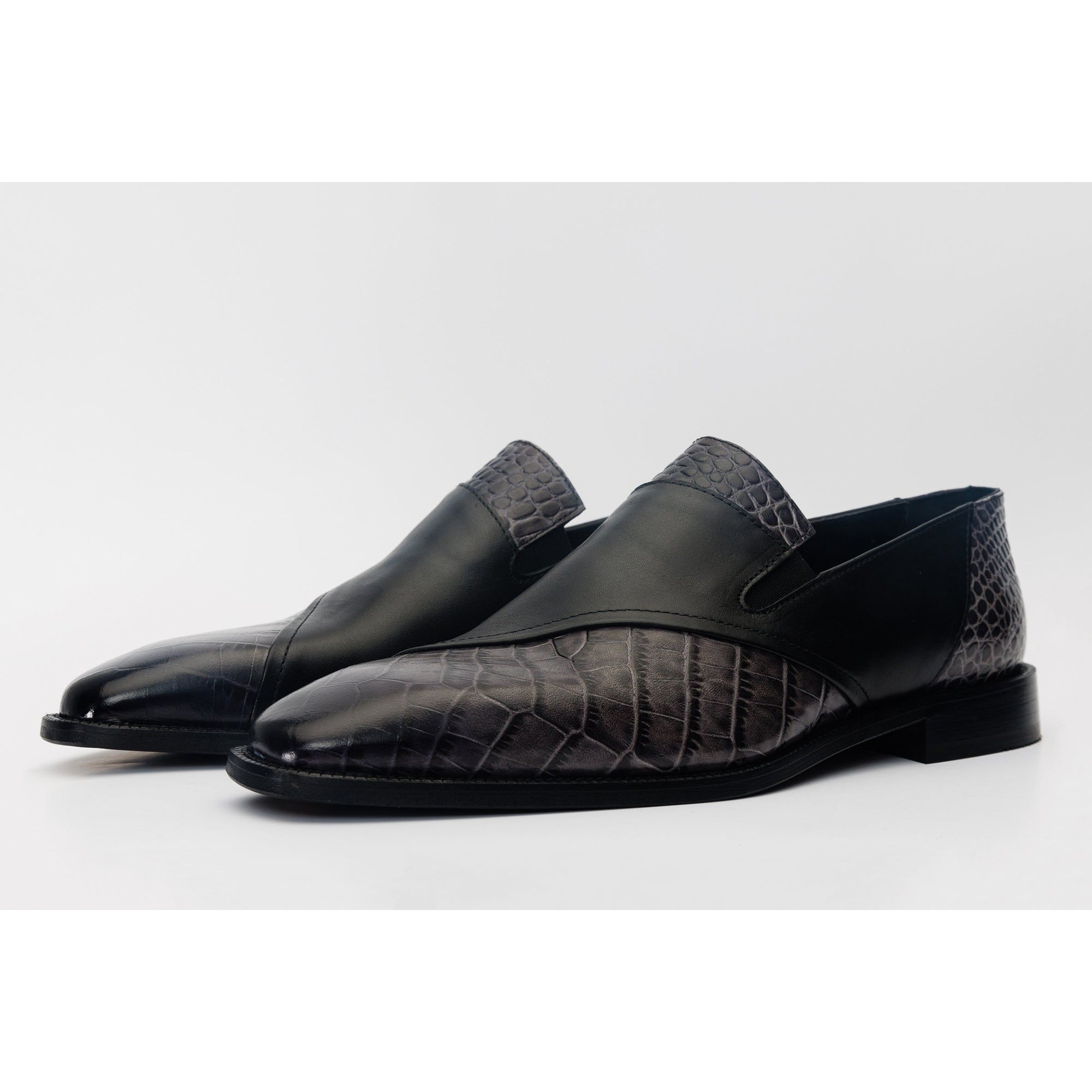 The Mississippi Black Leather Loafer Men Shoe