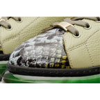 The Venezia Green Leather Women Sneaker