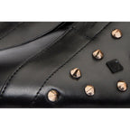 The Infanta Black Spike Leather Men  Sneaker Limited Edition