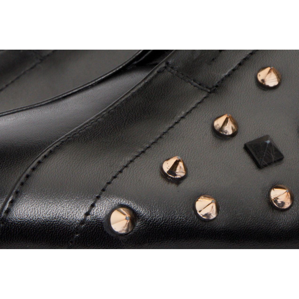 The Infanta Black Spike Leather Men  Sneaker Limited Edition