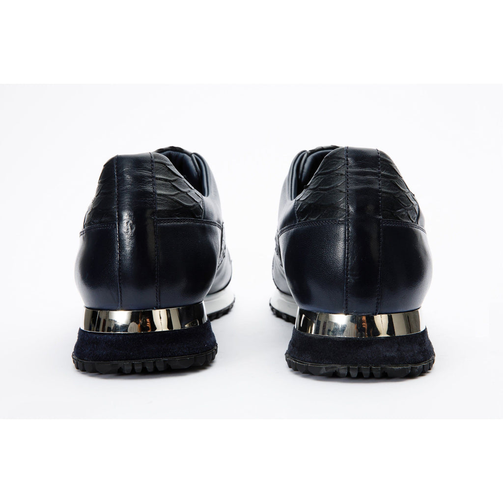 The Mugla Navy Snk Leather Men Sneaker Final Sale!