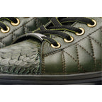The Adler Green Snake Leather Men Sneaker Limited Edition
