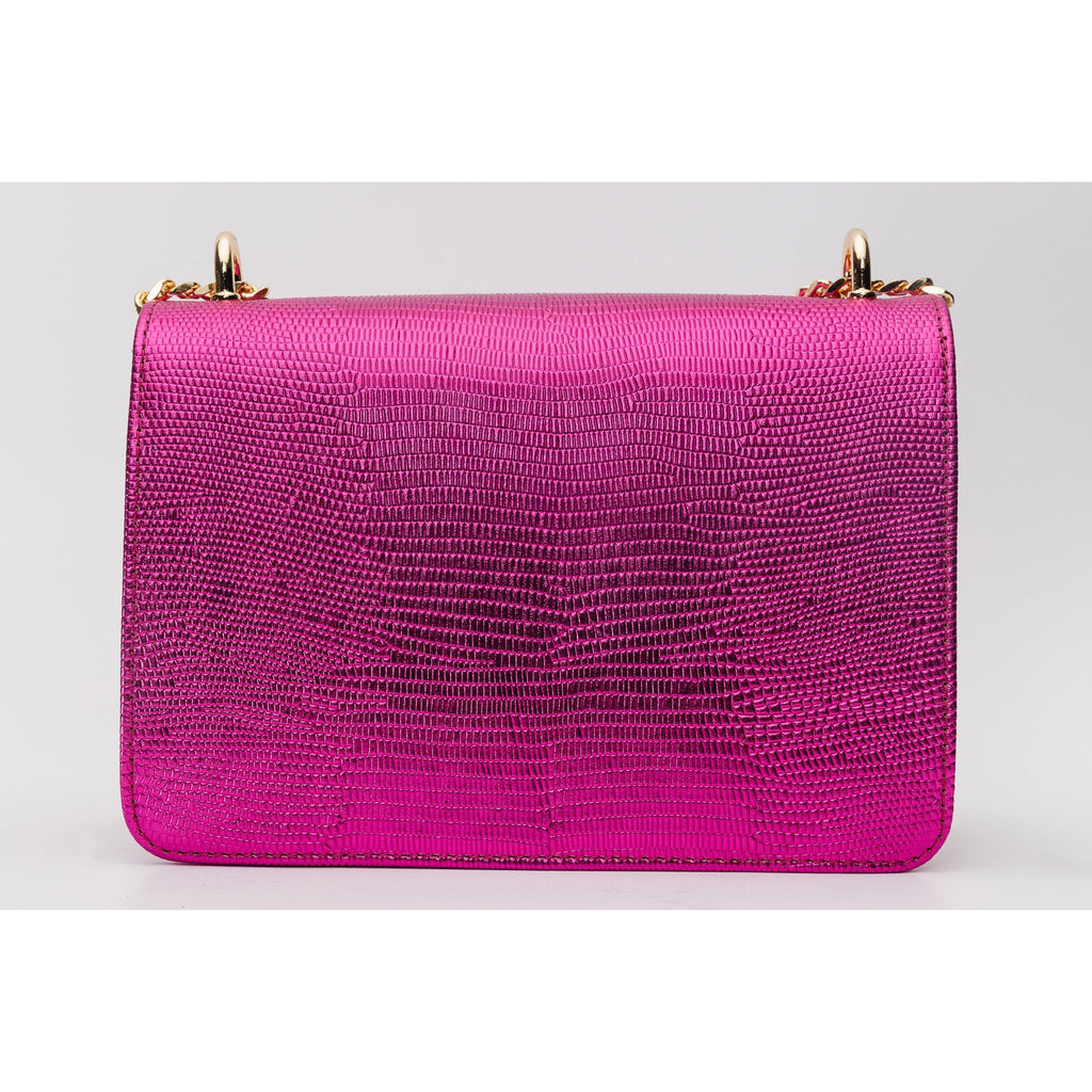 The Maple Fuchsia Leather Handbag