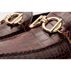 The Pisa Burgundy Leather Bit Drive Loafer Men Shoe