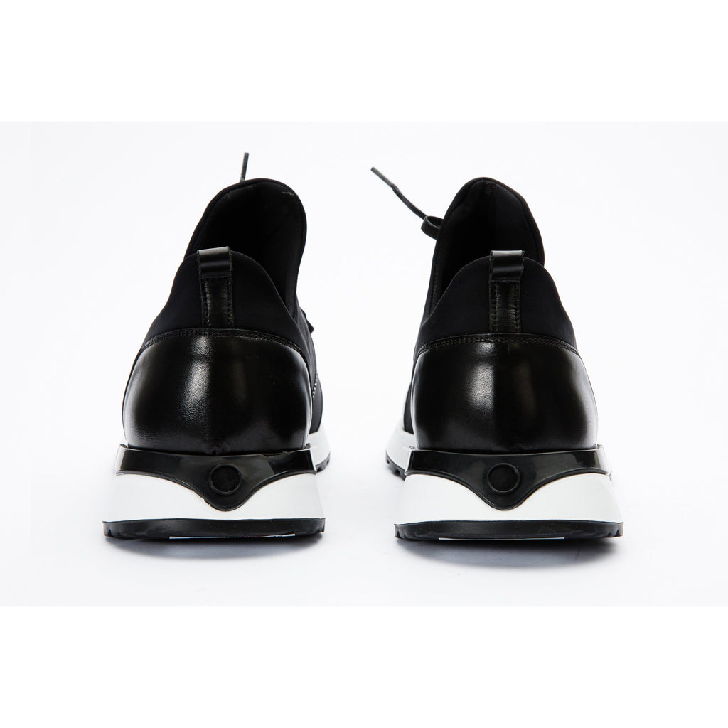 The Nebreska Black Leather Men Sneaker Final Sale!