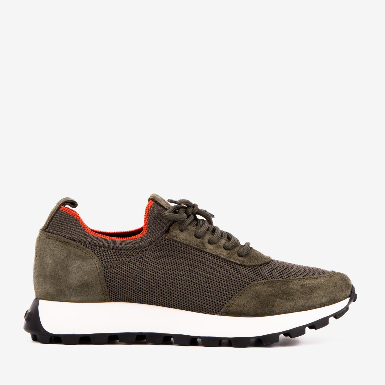 Vinci The Berlin Green Suede Leather Men Sneaker