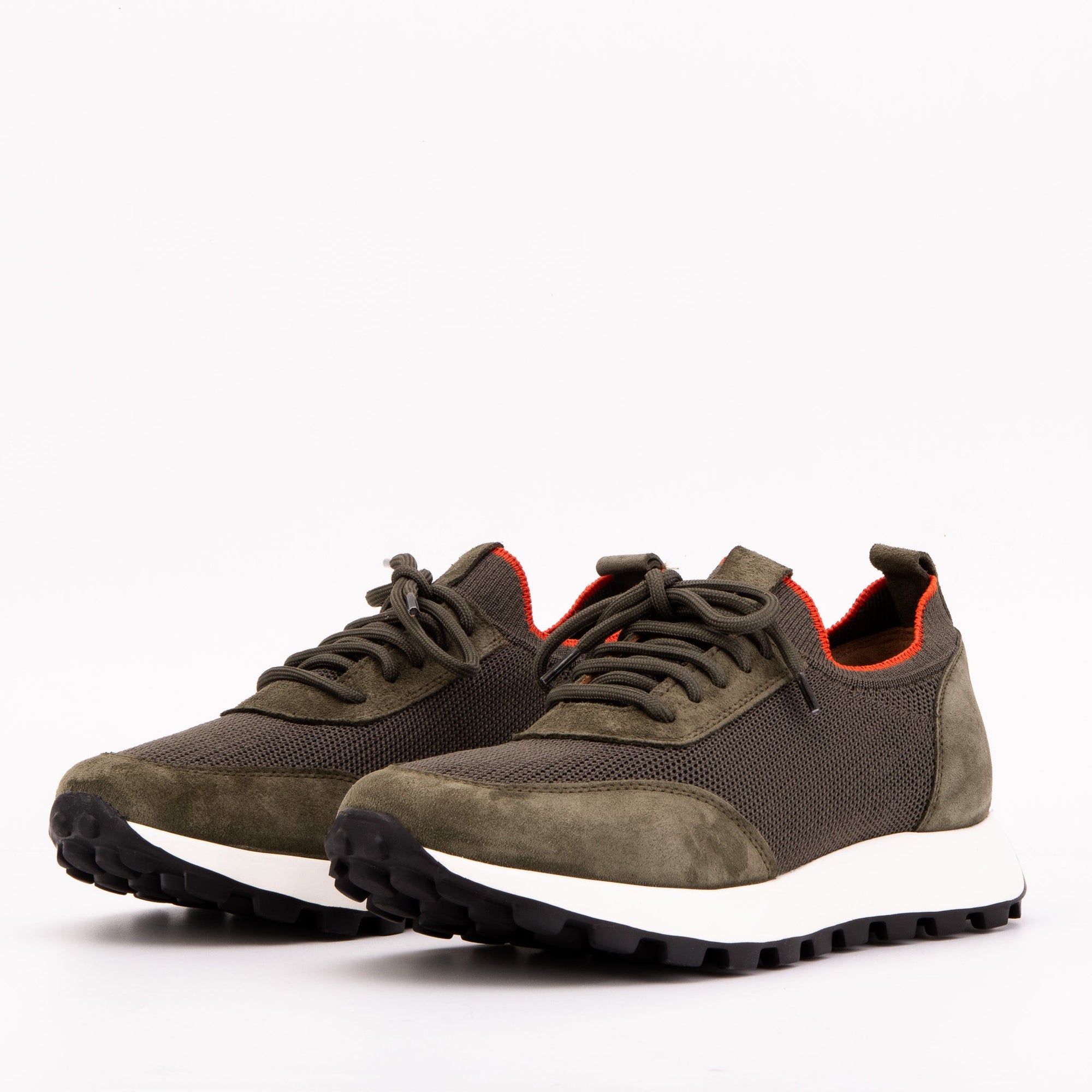 Vinci The Berlin Green Suede Leather Men Sneaker